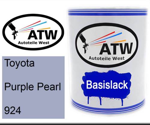 Toyota, Purple Pearl, 924: 1L Lackdose, von ATW Autoteile West.